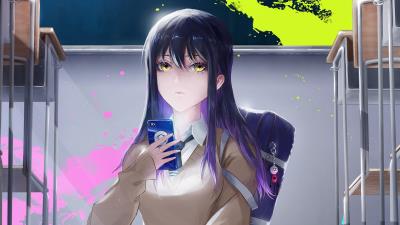 Miko Yotsuya Mieruko Chan Hd Wallpaper