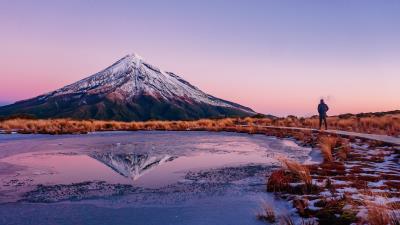 Mount Taranaki New Zealand Wallpaper