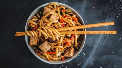 Noodles Spicy Food Vegetables Wallpaper