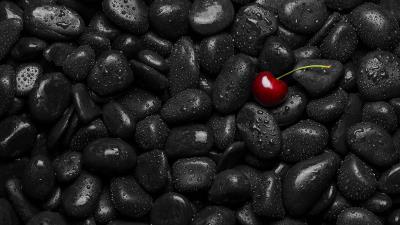 Photography Stones Abstract Cherry Wallpaper