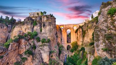 Puente Nuevo Bridge Ronda Spain 8k Wallpaper