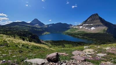 Road To Hidden Lake Overlook Glacier National Park Wallpaper