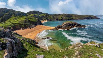 Sky Nature Moss Sea 4k Wallpaper Wallpaper