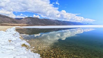 Spring On Lake Baikal 4k Wallpaper