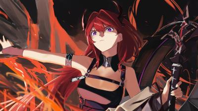 Surtr Arknights Wallpaper