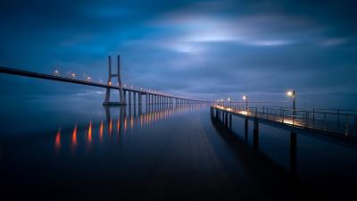 Vasco Da Gama Bridge 2k Wallpaper
