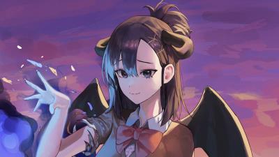 Vignette Tsukinose April Gabriel Dropout 4k Wallpaper