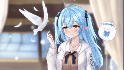 Yukihana Lamy Hololive Virtual Youtuber Anime Wallpaper