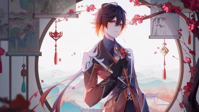 Zhongli Genshin Impact 4k Wallpaper Wallpaper