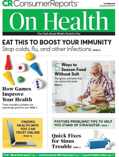 Consumer Reports On Health Volume 35 Issue 10, October 2023 Free