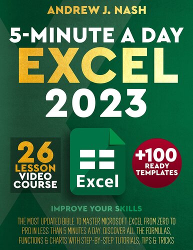 Excel 2023 – The Most Updated Bible to Master Microsoft Excel from Zero ...