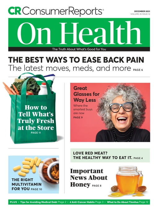 Consumer Reports On Health - December 2023 - Free Magazines & EBooks