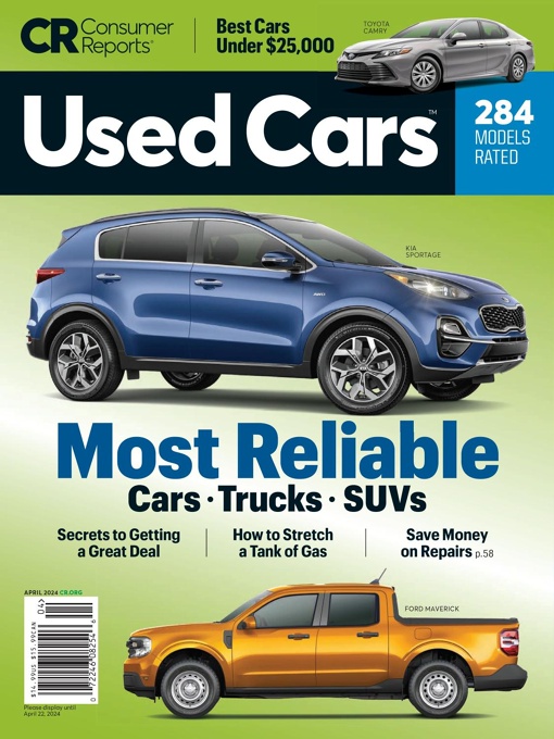 Consumer Reports Cars Technology Guides April 2024 