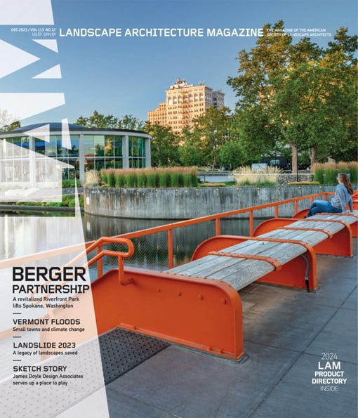 Landscape Architecture Magazine USA December 2023 Free Magazines   Landscape Architecture Magazine USA December 2023 