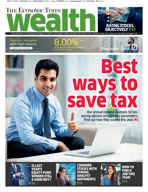 The Economic Times Wealth January 8, 2024 Free Magazines & eBooks