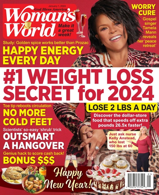 Woman S World USA January 1 2024 Free Magazines EBooks   Womans World USA January 1 2024 