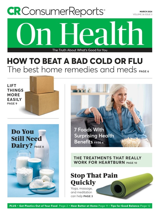 Consumer Reports on Health March 2024 Free Magazines & eBooks