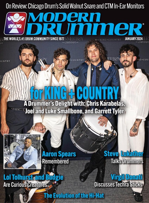 Modern Drummer Magazine January 2024 Free Magazines & eBooks