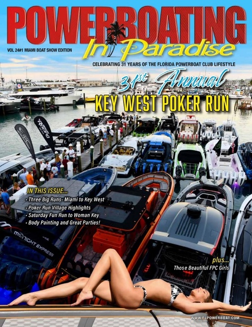 Powerboating In Paradise Vol.24 Issue 1, Miami Boat Show 2024 Free