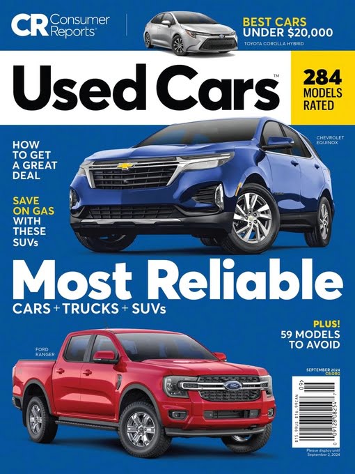 Consumer Reports Cars & Technology Guides September 2024