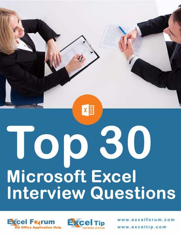Top 30 Microsoft Excel Interview Question